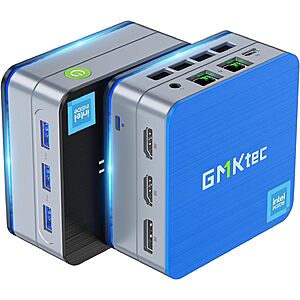 GMKtec G2 PLUS Mini PC: Intel Mobile N150, 12GB DDR5, 256GB PCIe M.2 SSD 0 & More + Free Shipping
