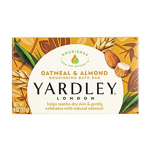 4-Oz Yardley London Moisturizing Bath Bar Soap (Various Scents) $0.85