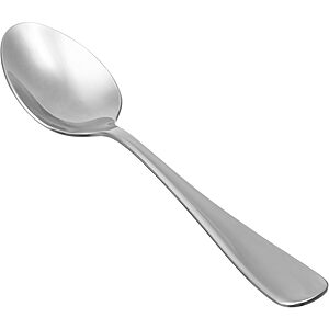 12-Pack Amazon Basics Stainless Steel Dishwasher-Safe Spoon Set (Tablespoon Size) $7.50