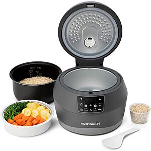 $52.49*: 600W 10-Cup nutribullet EveryGrain Cooker w/ Accessory Kit at Amazon