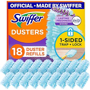 [Prime, S&S] $7.94*: 18-Count Swiffer Dusters Multi-Surface Refills (Lavender Scent) & More at Amazon