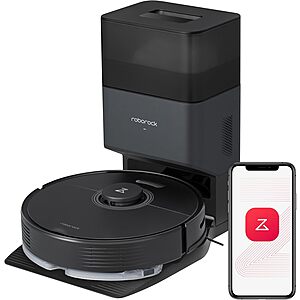 $234.99: roborock Q7 Max+ Robot Vacuum and Mop with Auto-Empty Dock Pure (Renewed) at Amazon