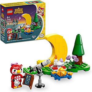 78-Piece LEGO Animal Crossing Stargazing with Celeste Building Set $7.20