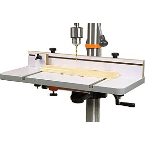 WEN 24" x 12" Drill Press Table w/ Adjustable Fence $28.05