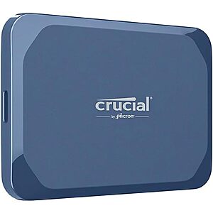 2TB Crucial X10 USB 3.2 Type C Portable Solid State Drive 5 & More + Free S&H