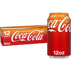 12-Pack 12-Oz Coca-Cola Soda (Orange Cream) $4.65 w/ Subscribe & Save