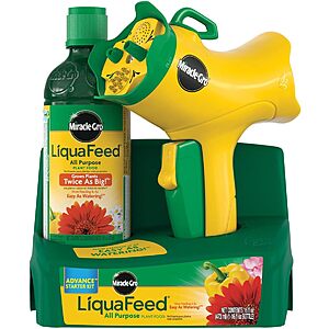 Prime Members: Miracle-Gro LiquaFeed All Purpose Plant Food Advance Starter Kit .90 + Free Shipping