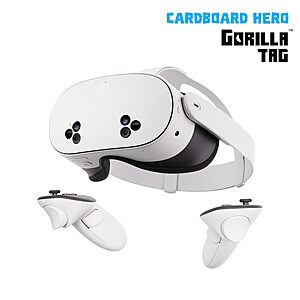 $249: Meta Quest 3S 128GB Gorilla Tag Cardboard Hero Bundle at Amazon