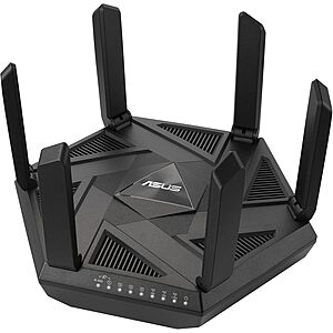 Prime Members: ASUS RT-AXE7800 Tri-Band WiFi 6E 6GHz Extendable Router w/ 2.5G Port 5 + Free Shipping