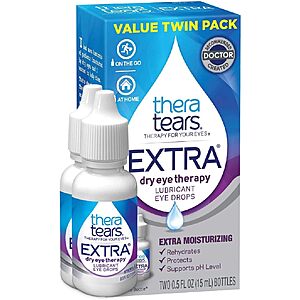 2-Pack 0.5-Oz TheraTears Extra Dry Eye Therapy Eye Drops $5.40 w/ Subscribe & Save