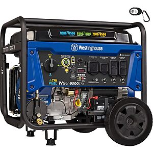 Select Accounts: $849.47*: Westinghouse 12500W Peak Tri-Fuel Home Backup Portable Generator w/ Remote Start at Amazon