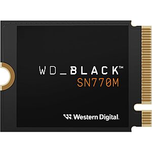 $159.99*: 2TB WD_BLACK SN770M M.2 2230 NVMe Solid State Drive SSD at Amazon