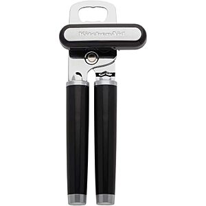 $8.99*: KitchenAid Classic Multifunction Can Opener/Bottle Opener (Black) at Amazon