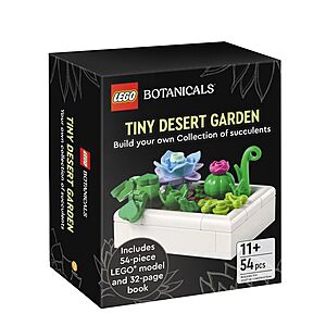 $15.50: LEGO® Botanicals: Tiny Desert Garden (Hardcover) at Amazon