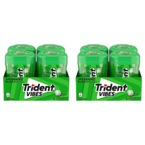 4-Pack 40-Count Trident Vibes Spearmint Rush Sugar-Free Chewing Gum 2 for $12.95 w/ Subscribe & Save & More