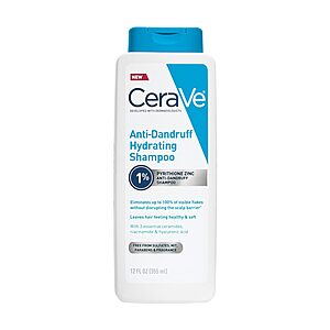 [S&S] $6.49: 12-Oz CeraVe Hydrating Anti Dandruff Shampoo at Amazon