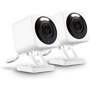 $49.98: 2-Pack WYZE Cam v4, 2.5K WiFi Security Camera at Amazon