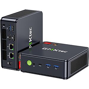 GMKtec M6 Mini PC: AMD Ryzen 5 6600H, 16GB DDR5, 512GB SSD, Win11 Pro 0 + Free Shipping