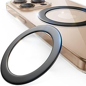 [Prime] $4.99: 2-Pack LISEN for MagSafe Sticker Magnetic Ring for iPhone 16 Phone Case at Amazon