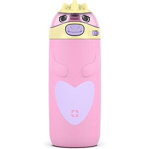 12-Oz Ello Ellies Vacuum Insulated Stainless Steel Kids Water Bottle w/ Straw 