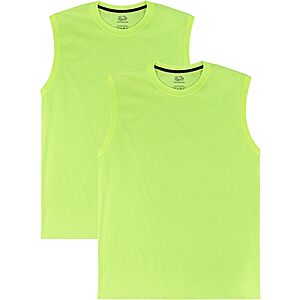 2-Pack Fruit of the Loom Men's EverSoft Sleeveless Tank Tops (Various) 