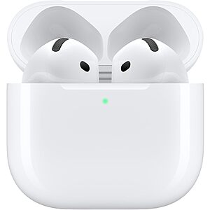 $89.99*: Apple AirPods 4 Wireless Earbud Headphones w/ USB-C Charging Case at Amazon