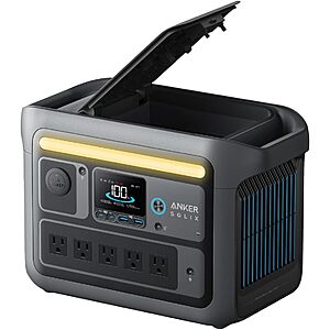 Anker Solix C800 1200W LiFePO4 Portable Power Station/Solar Generator $349 & More + Free S/H
