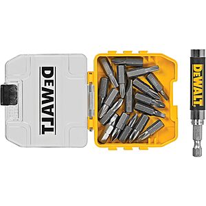 $7.14*: 18-Piece DeWALT Compact Magnetic Drive Guide Set at Amazon
