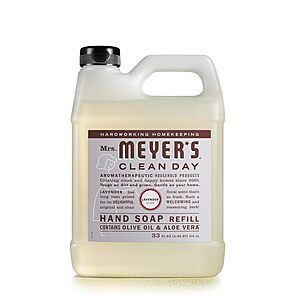 33-Oz Mrs. Meyer's Clean Day Liquid Hand Soap Refill (Various) 2 for $13.20 w/ Subscribe & Save