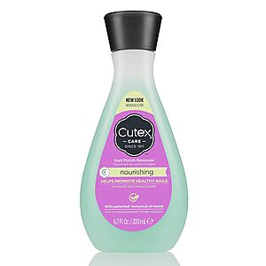 [S&S] $0.97*: 6.76-Oz Cutex Nourishing Nail Polish Remover at Amazon