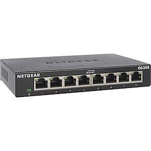 Netgear 8-Port Gigabit Ethernet Unmanaged Switch 