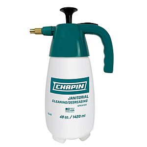 $17.81: 48-Oz Chapin International Industrial Cleaner/Degreaser Handheld Pump Sprayer (1046) at Amazon