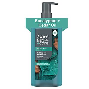 26oz. Dove Men + Care Moisturizing Body Wash (Eucalyptus w/ Cedar Oil) .70 w/ Subscribe & Save