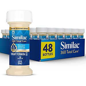 48-Pack 2-Oz Similac 360 Total Care Infant Formulas $29.55 w/ Subscribe & Save + Free Shipping