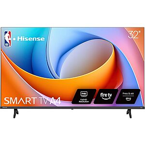 $94.99: 32″ Hisense A4 Series FHD 1080p Smart Fire TV (32A4NF, 2025 Model) at Amazon