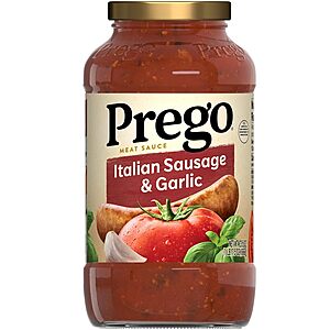 23.5-Oz Prego Meat Sauce (Italian Sausage & Garlic) https://static.slickdealscdn.com/attachment/1/1/7/1/5/2/7/300x300/18258715.thumb.40 w/ Subscribe & Save