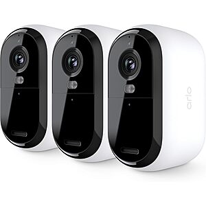$109.99: 3-Pack Arlo Essential Security Camera 2K (White, 2nd Gen) at Amazon