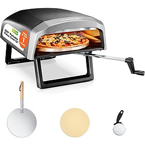 $159.59: Nutrichef Outdoor Pizza Oven - Long Handle at Amazon