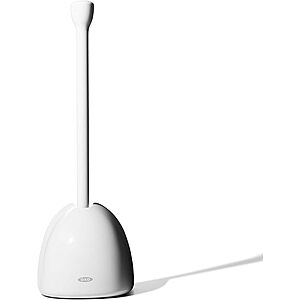 OXO Good Grips Toilet Plunger with Cover (White) $13