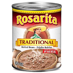 $1.99: 30-Oz Rosarita Traditional Refried Beans at Amazon
