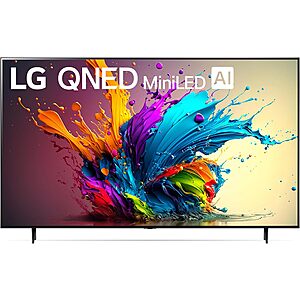 $1096.99: 75″ LG QNED90T Series Mini LED Smart TV (75QNED90TUA, 2024) at Amazon