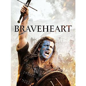 Digital 4K UHD Films: Braveheart, Top Gun: Maverick & Many More  each