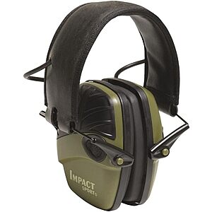 Honeywell Howard Leight Impact Sport Electronic Earmuff (Green Colorway)  + Free Shipping