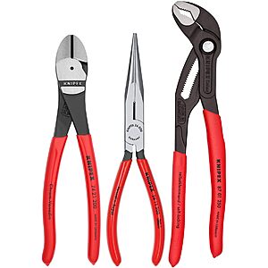 3-Piece KNIPEX Universal Pliers Set w/ Cobra Pliers  + Free Shipping