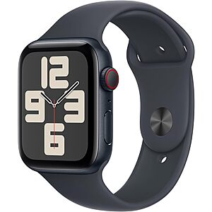 $219: Apple Watch SE (2nd Gen) [GPS + Cellular 44mm] Smartwatch at Amazon