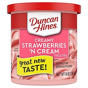 16oz Duncan Hines Creamy Strawberries 'n Cream Frosting https://static.slickdealscdn.com/attachment/1/1/7/1/5/2/7/300x300/18401758.thumb