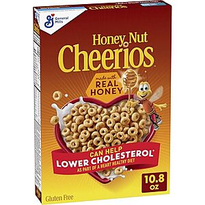 [S&S] $1.69*: 10.8-Oz Cheerios Honey Nut Cereal at Amazon