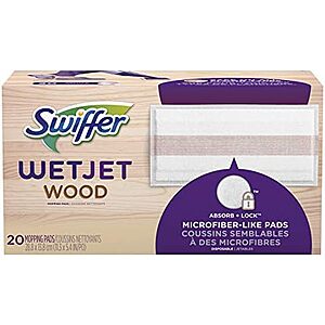 [S&S] $9.48: 20-Count Swiffer WetJet Mops Pad Refill at Amazon