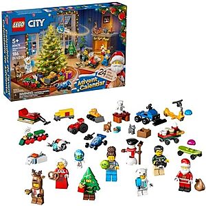 $20.99: 186-Piece LEGO City Advent Calendar 2025 (60475, 2025) at Amazon