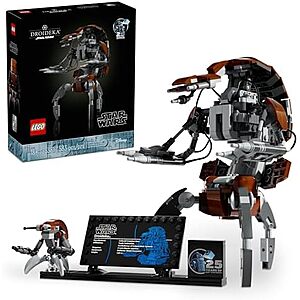 $36.39: 583-Piece LEGO Star Wars: Episode I - Droideka (75381, 2024) at Amazon